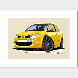 RenaultSport Megane 230 R26 Yellow Posters and Art